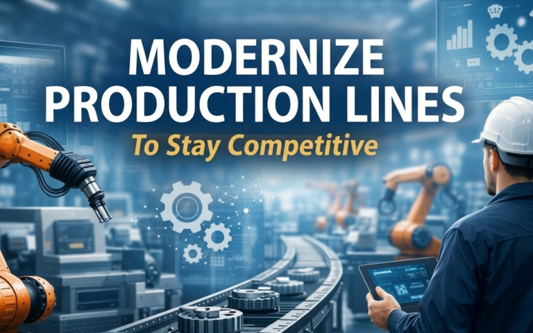 Modernizing production lines to stay competitive.