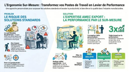 Optimisez Votre Performance Industrielle : L’Importance d’un Poste de Travail Sur-Mesure