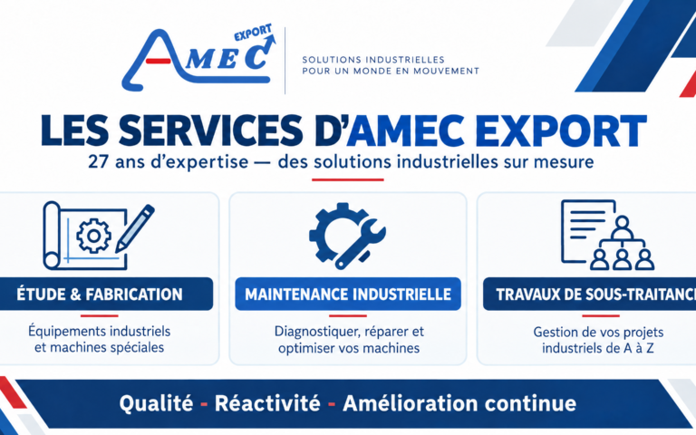 Les services d’Amec Export : votre partenaire industriel sur mesure en Tunisie